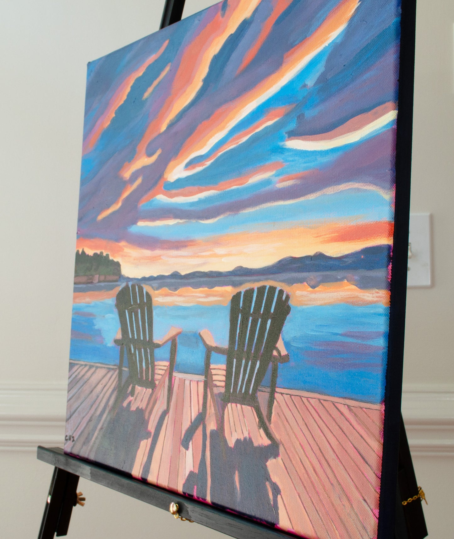 Clemson Sky, Original Art by Christen Zeleznik