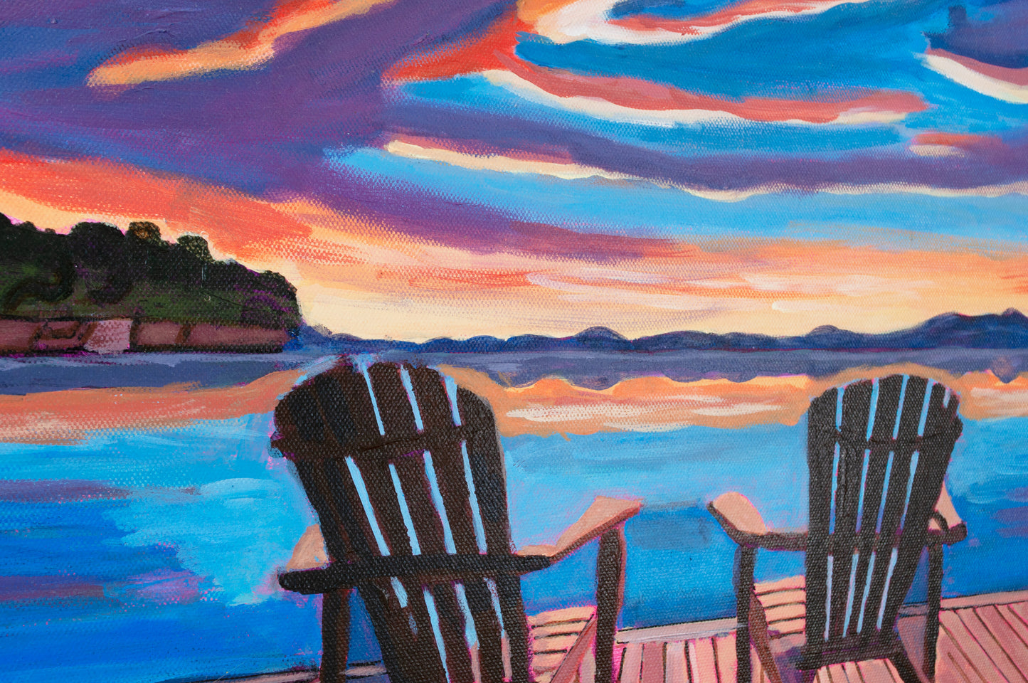 Clemson Sky, Original Art by Christen Zeleznik