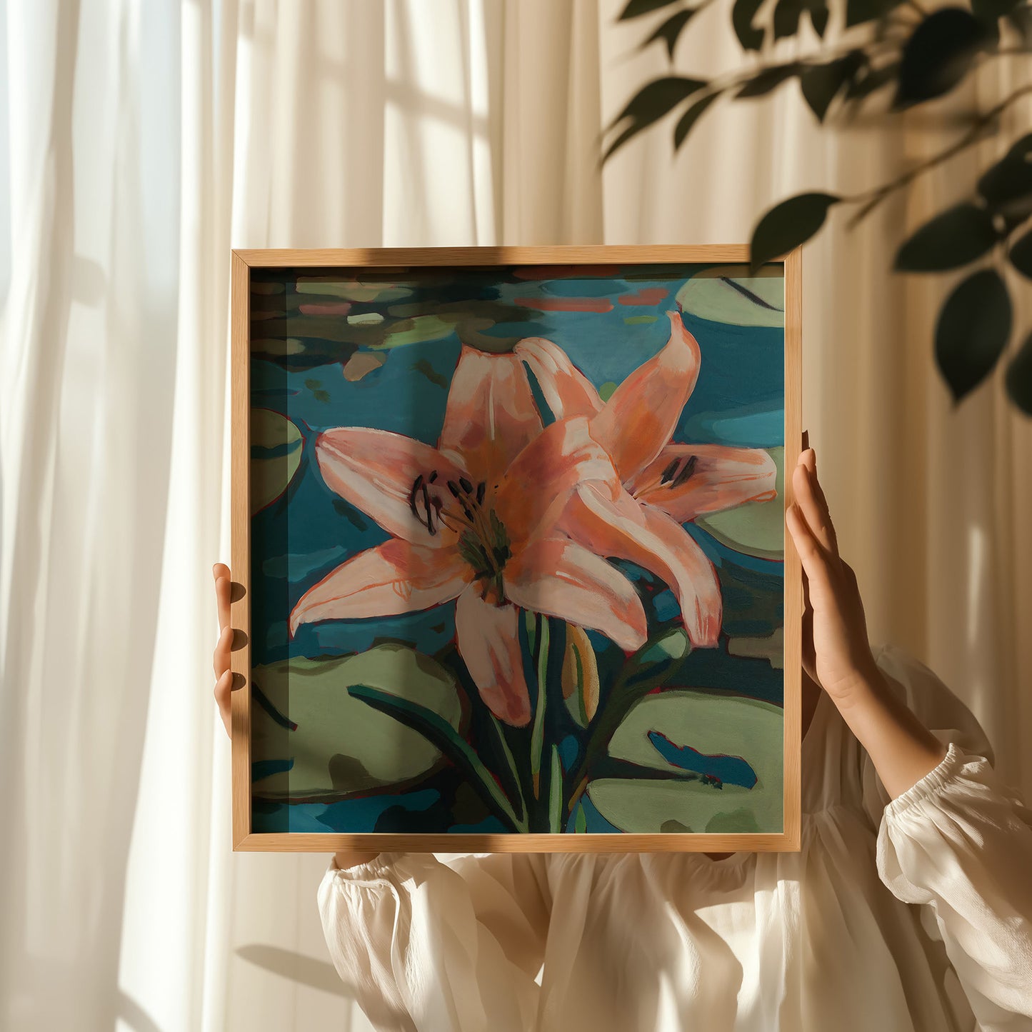 Flower, Original Painting by Christen Zeleznik | Fine Art Print