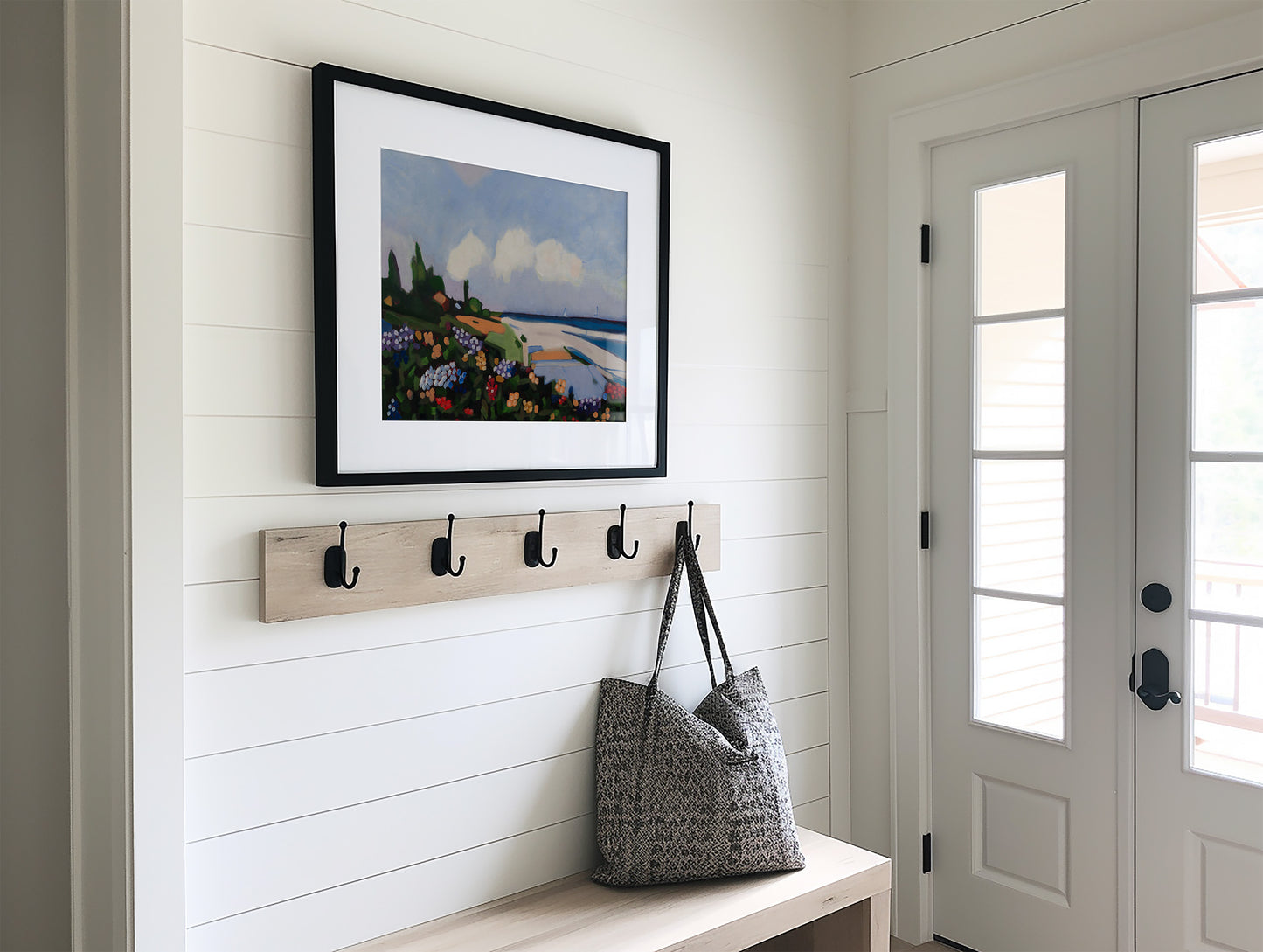 Floral Beach, Original Painting by Christen Zeleznik | Fine Art Print