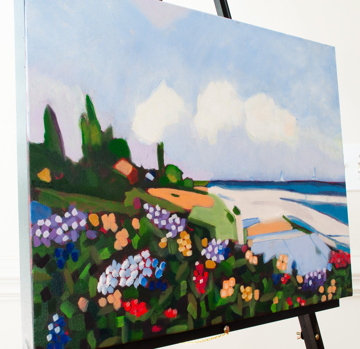 Flowers on the Mountain, Original Art by Christen Zeleznik