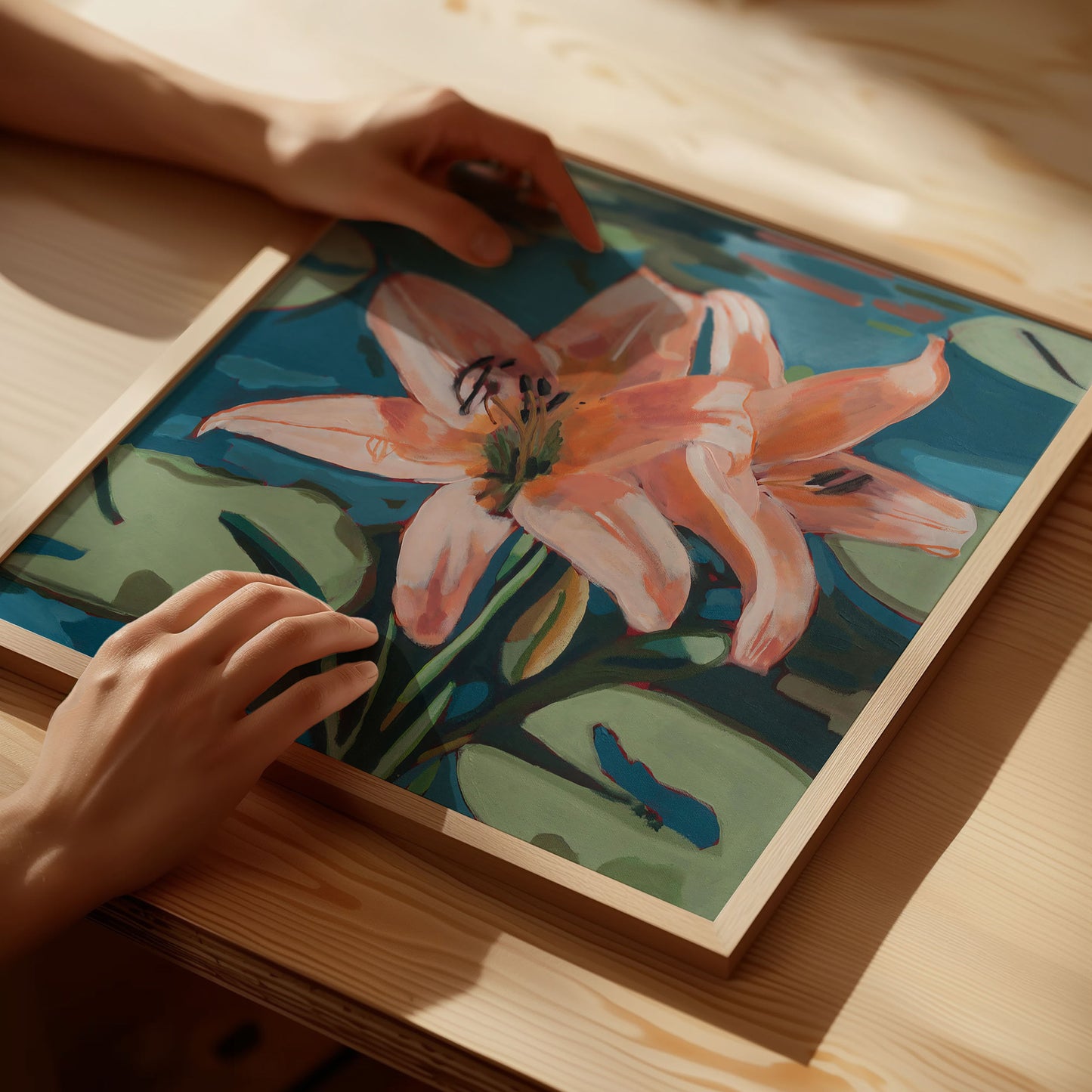 Flower, Original Painting by Christen Zeleznik | Fine Art Print
