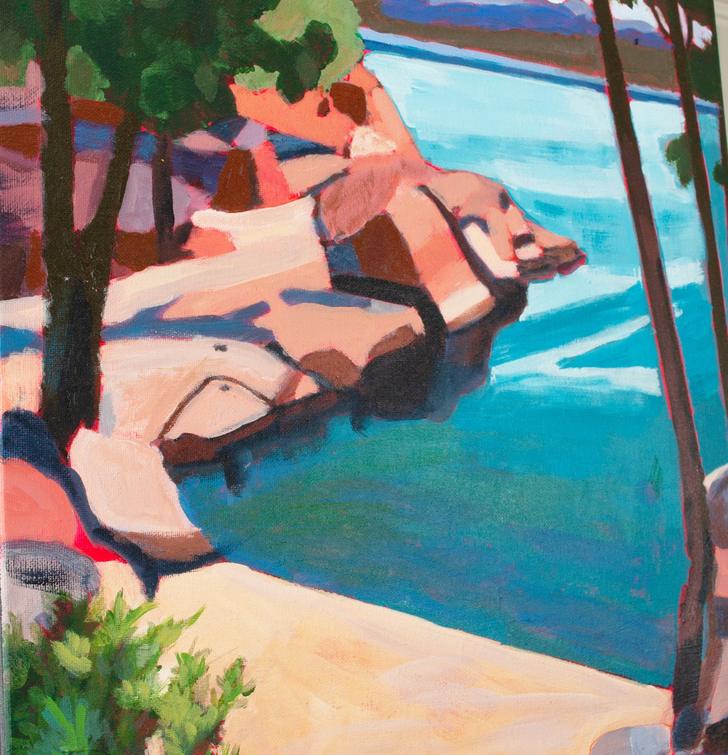 Lake View, Original Art by Christen Zeleznik