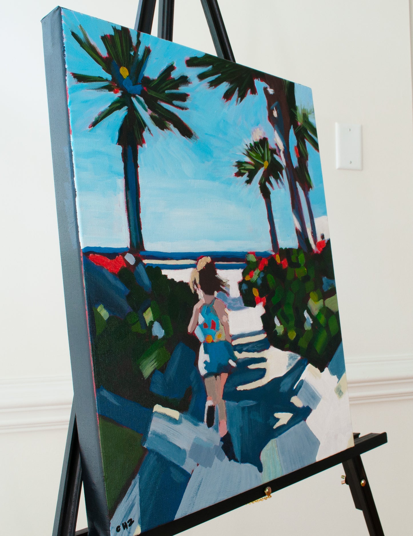 Ocean View, Original Art by Christen Zeleznik