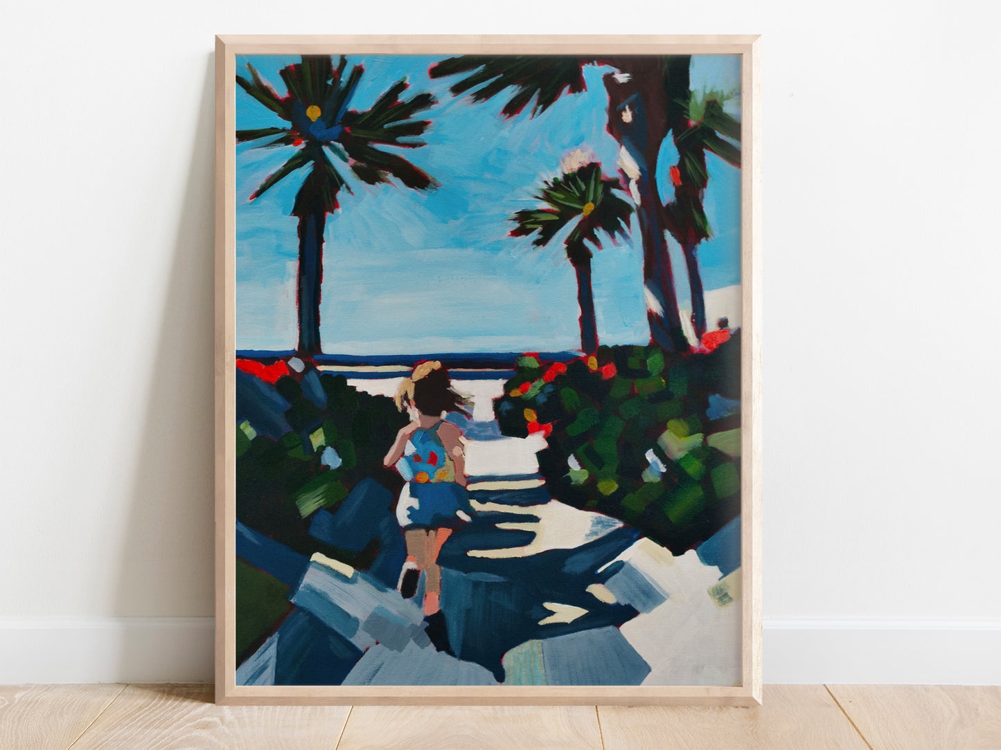 Ocean View, Original Painting by Christen Zeleznik | Fine Art Print
