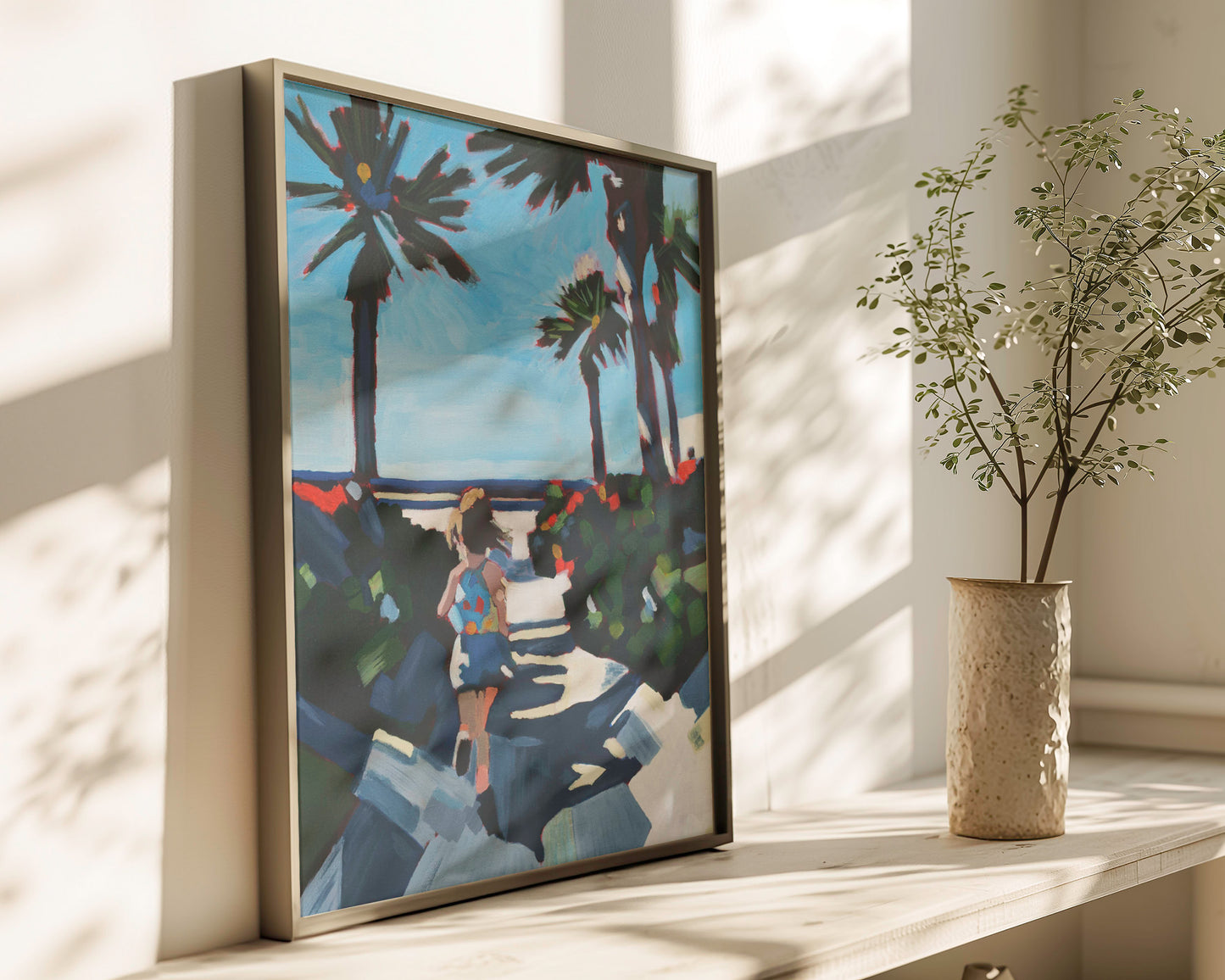 Ocean View, Original Painting by Christen Zeleznik | Fine Art Print