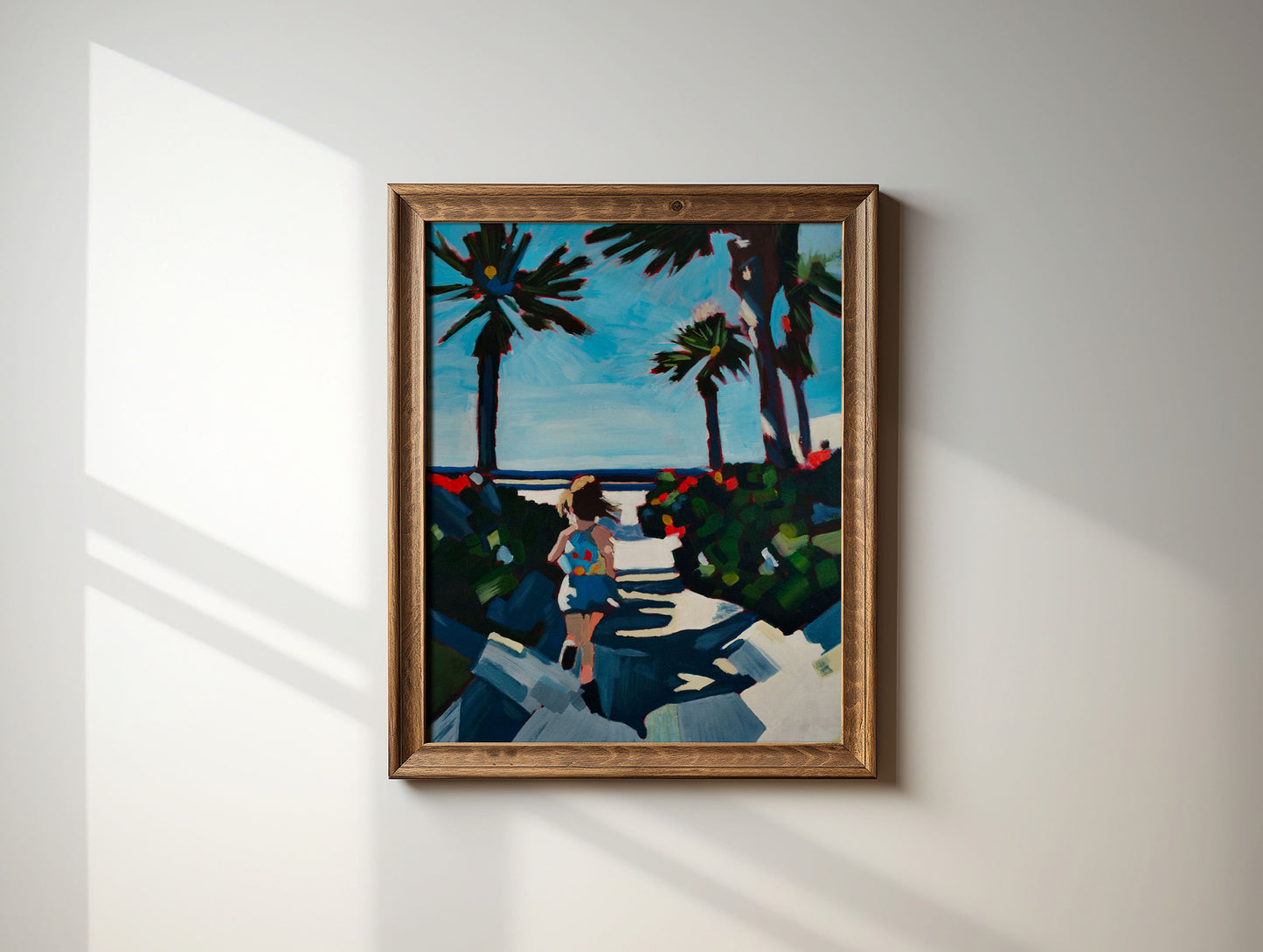 Ocean View, Original Painting by Christen Zeleznik | Fine Art Print