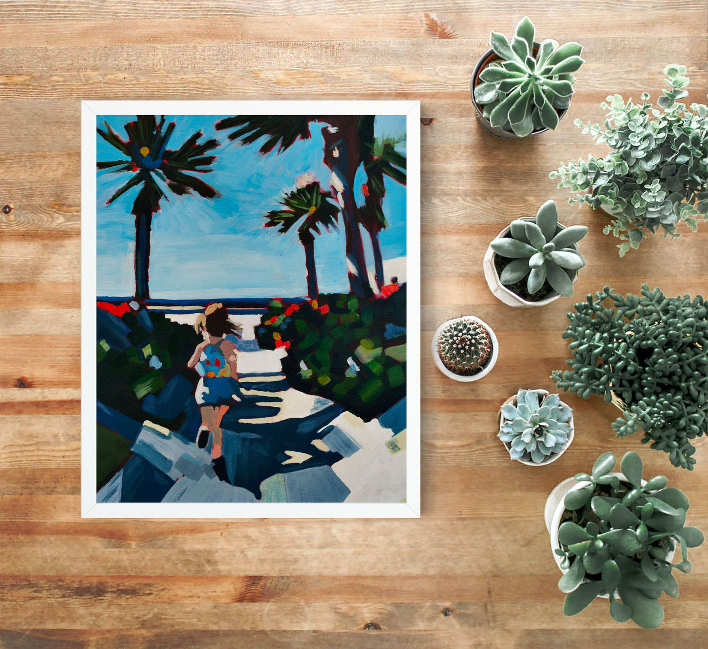 Ocean View, Original Painting by Christen Zeleznik | Fine Art Print