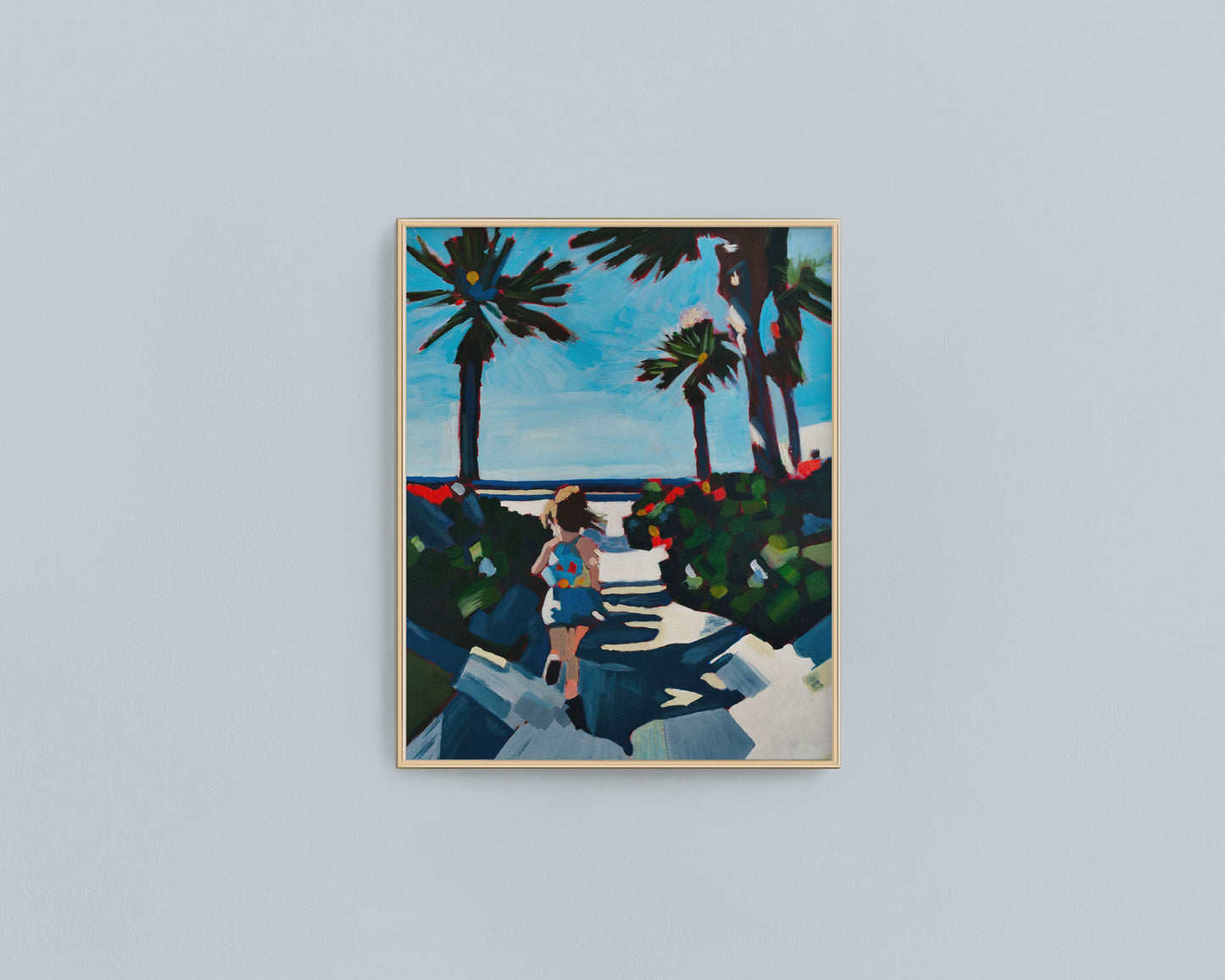 Ocean View, Original Painting by Christen Zeleznik | Fine Art Print