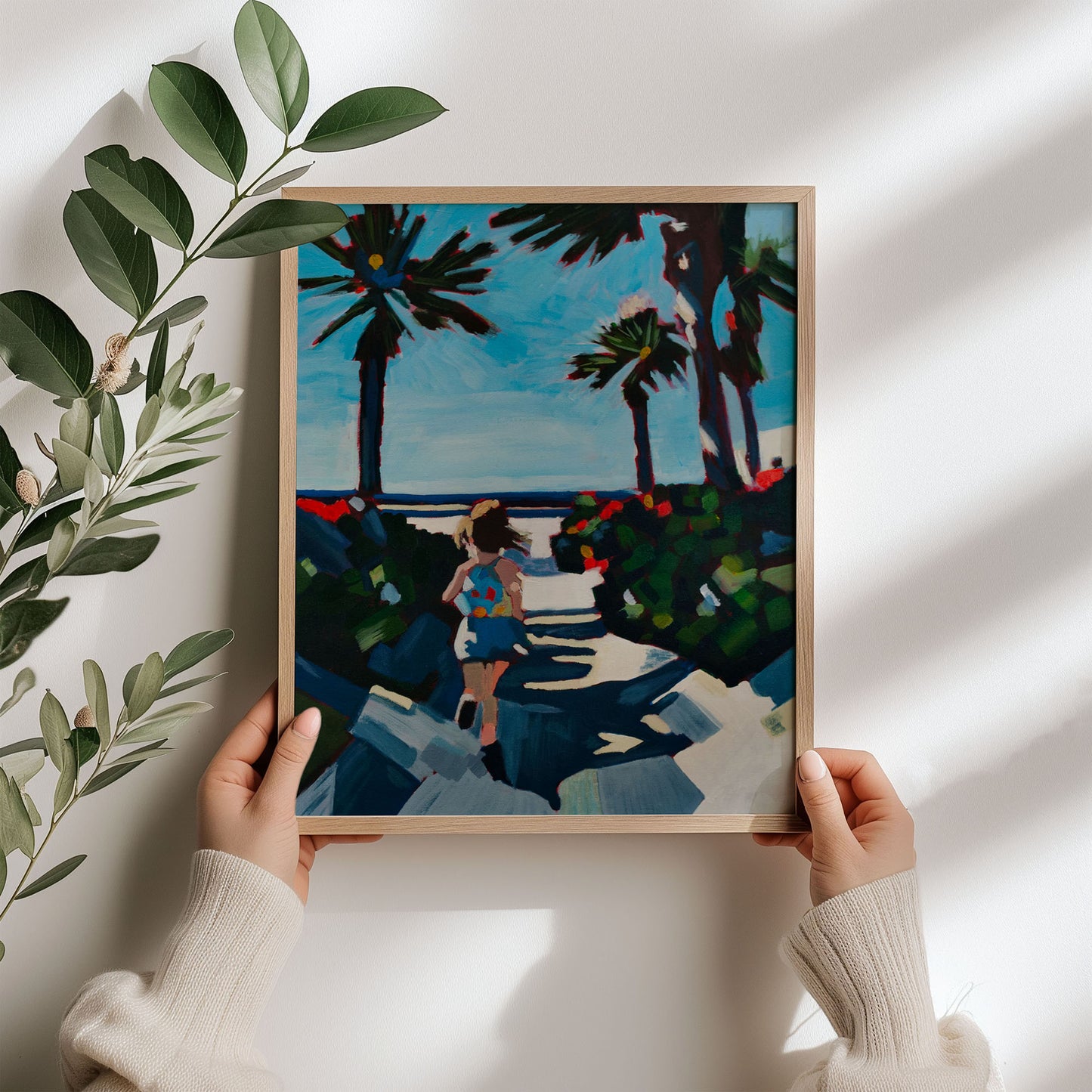 Ocean View, Original Painting by Christen Zeleznik | Fine Art Print