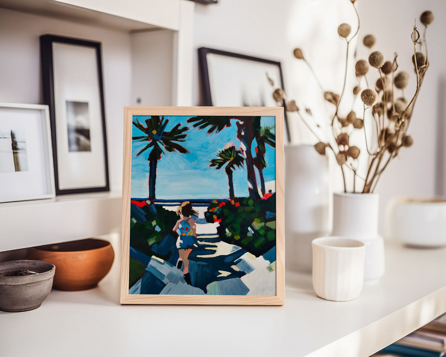 Ocean View, Original Painting by Christen Zeleznik | Fine Art Print