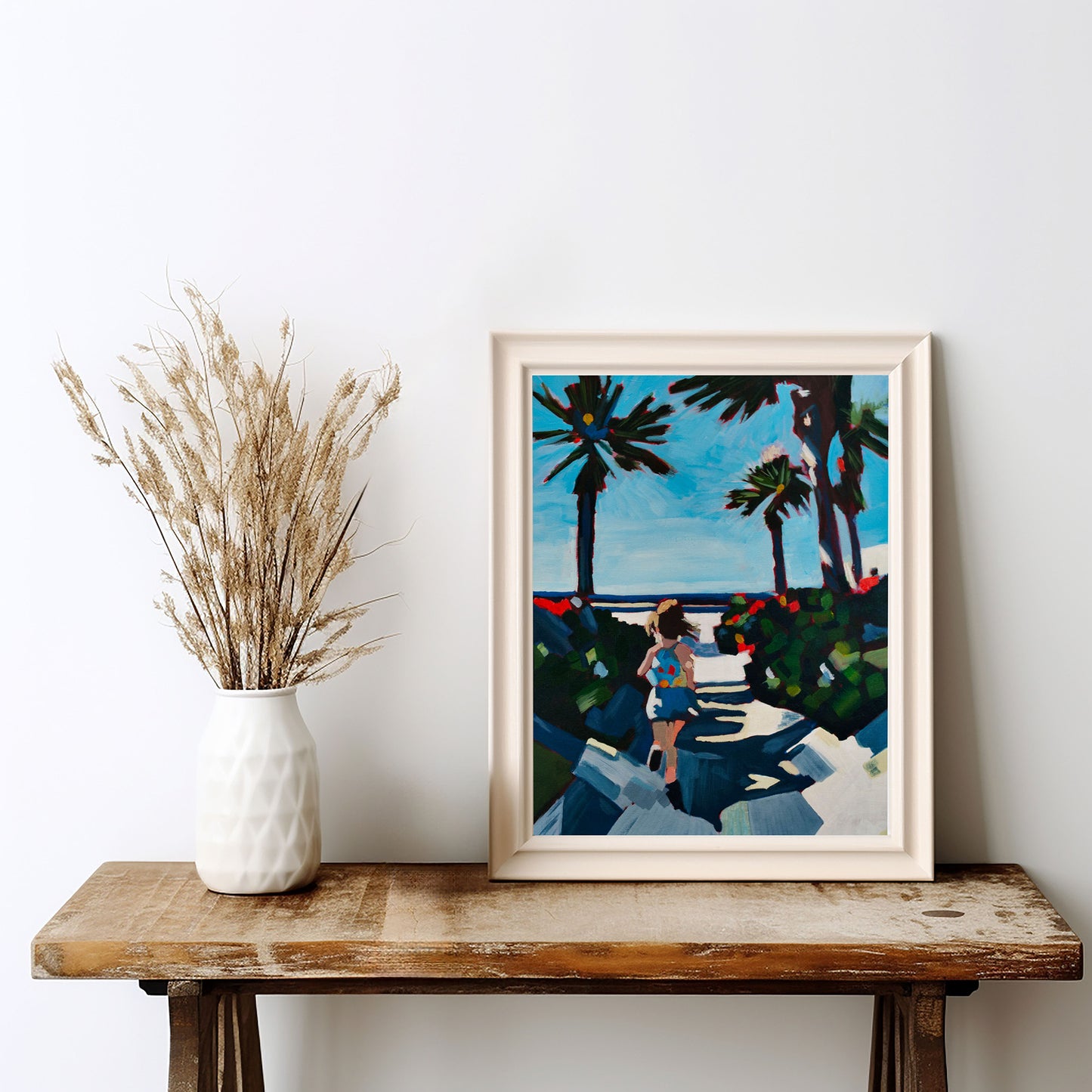 Ocean View, Original Painting by Christen Zeleznik | Fine Art Print