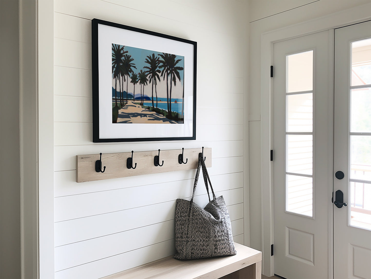 Palm Trees, Original Painting by Christen Zeleznik | Fine Art Print
