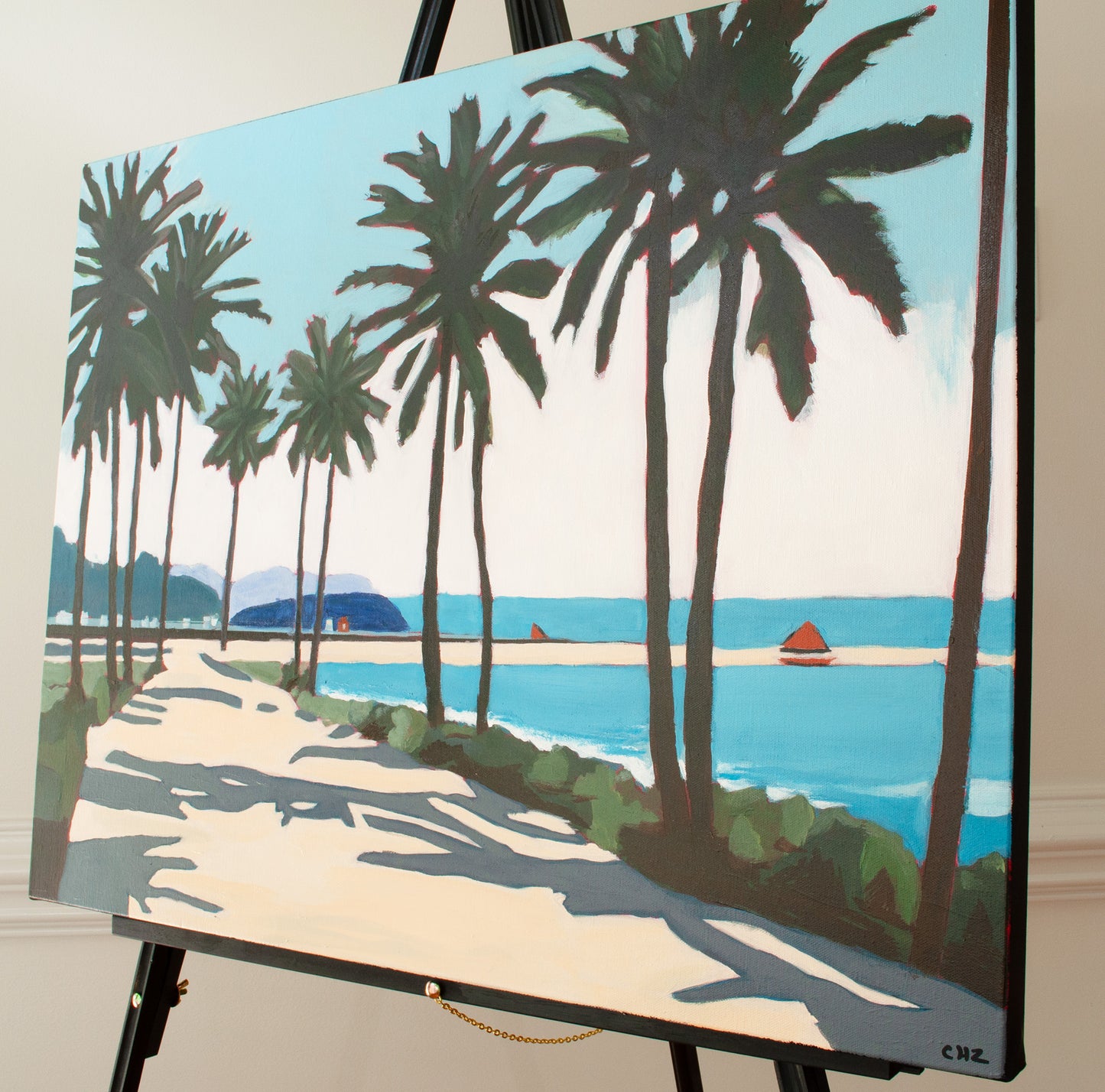 Palm Trees, Original Art by Christen Zeleznik