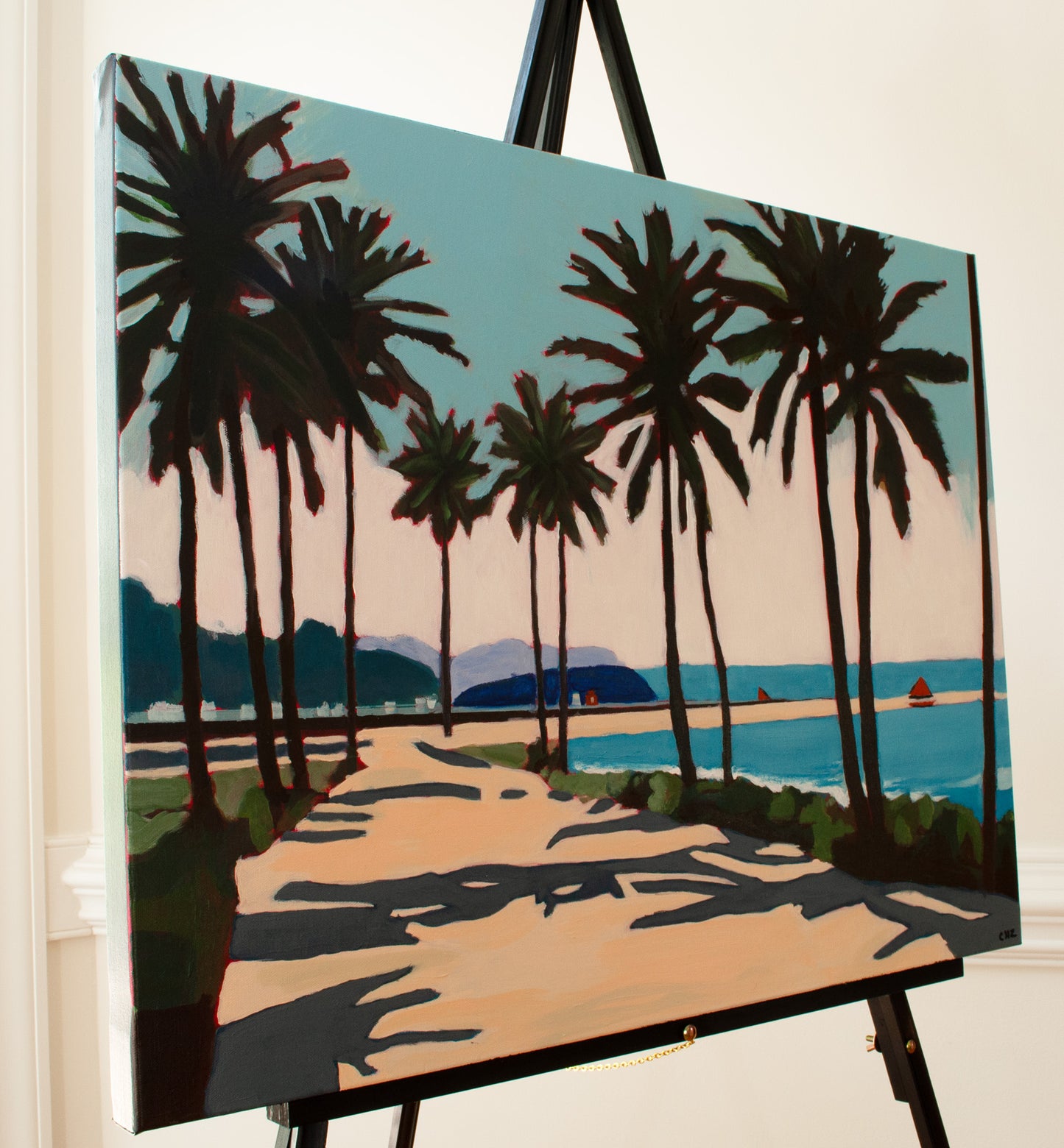 Palm Trees, Original Art by Christen Zeleznik