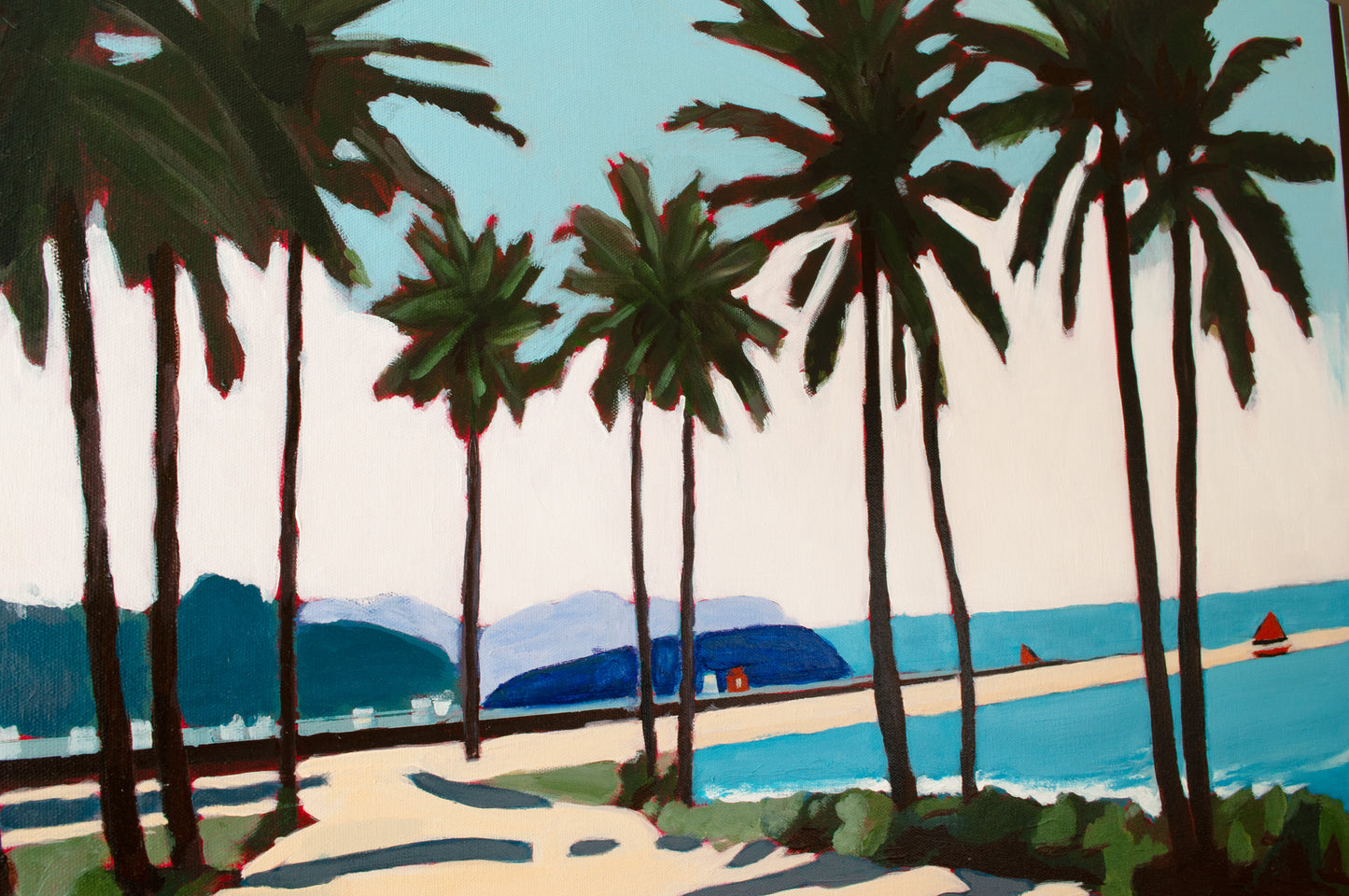 Palm Trees, Original Art by Christen Zeleznik