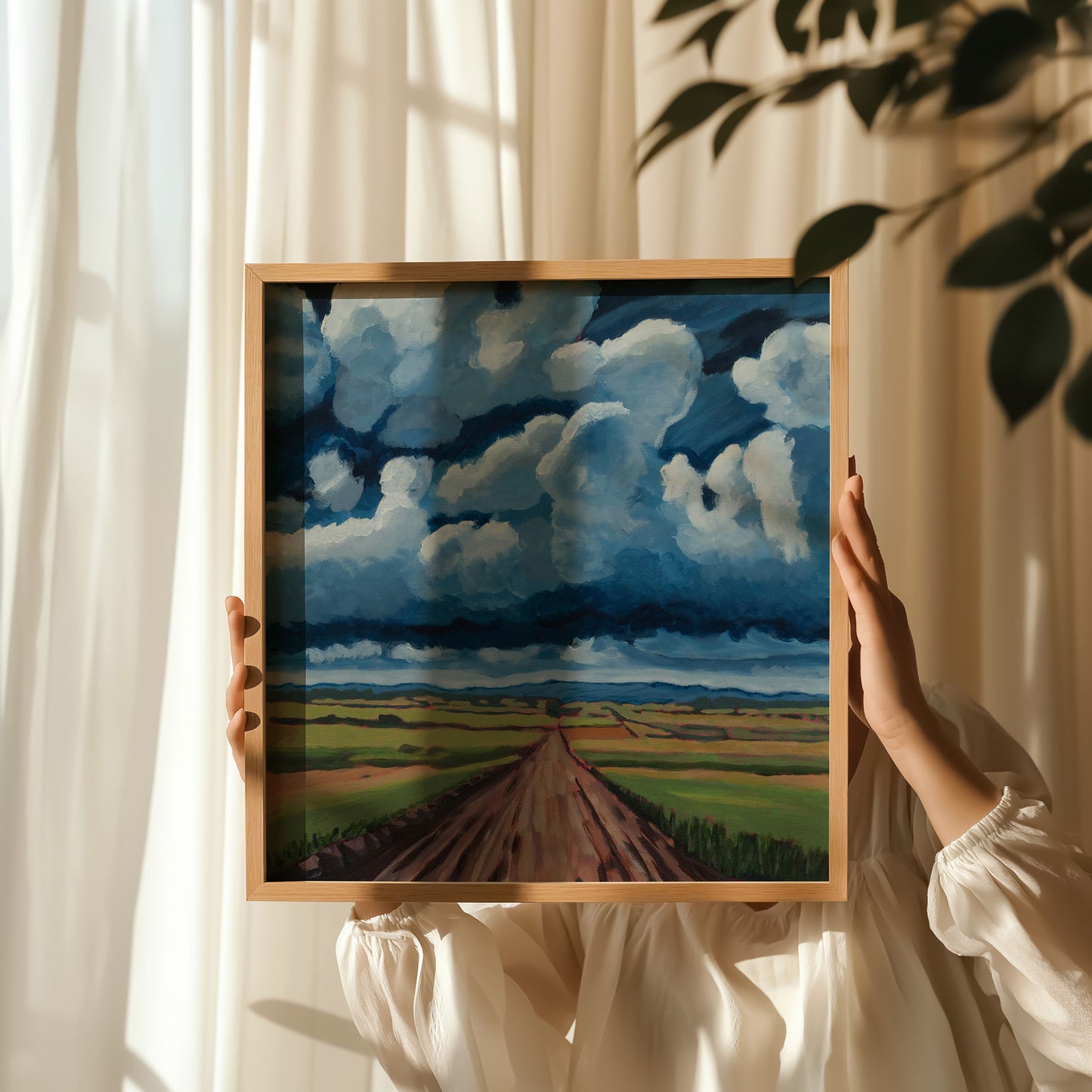 Storm Clouds, Original Painting by Christen Zeleznik | Fine Art Print
