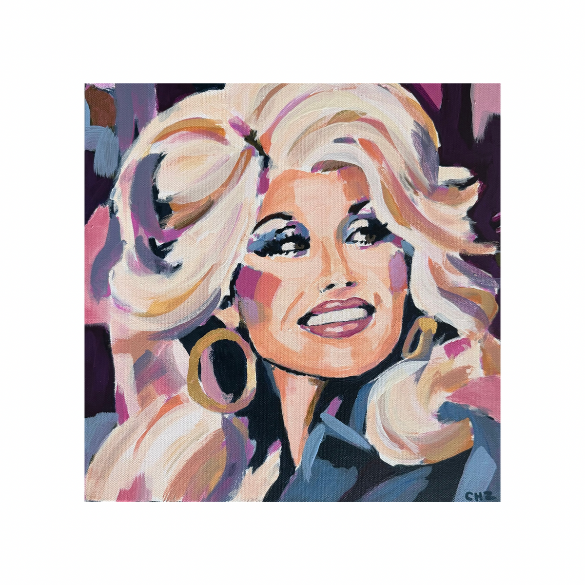 A Little More Sparkle — Original Acrylic Painting By Christen Zeleznik