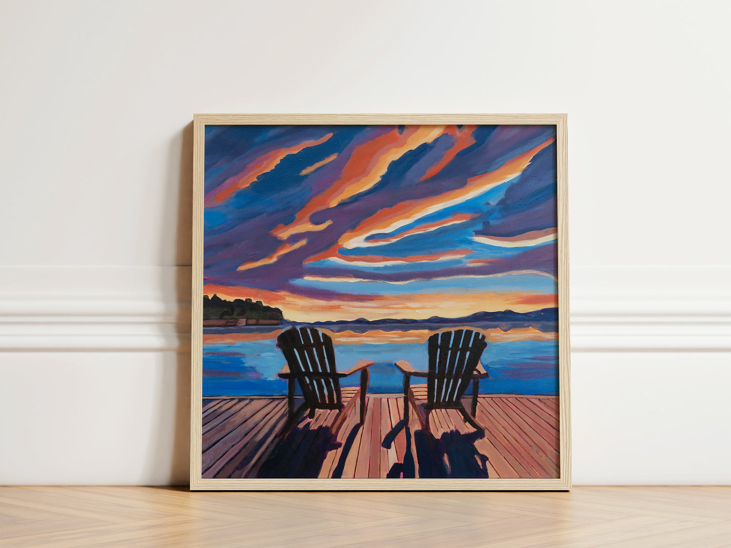 Clemson Sky Original Painting by Christen Zeleznik | Fine Art Print