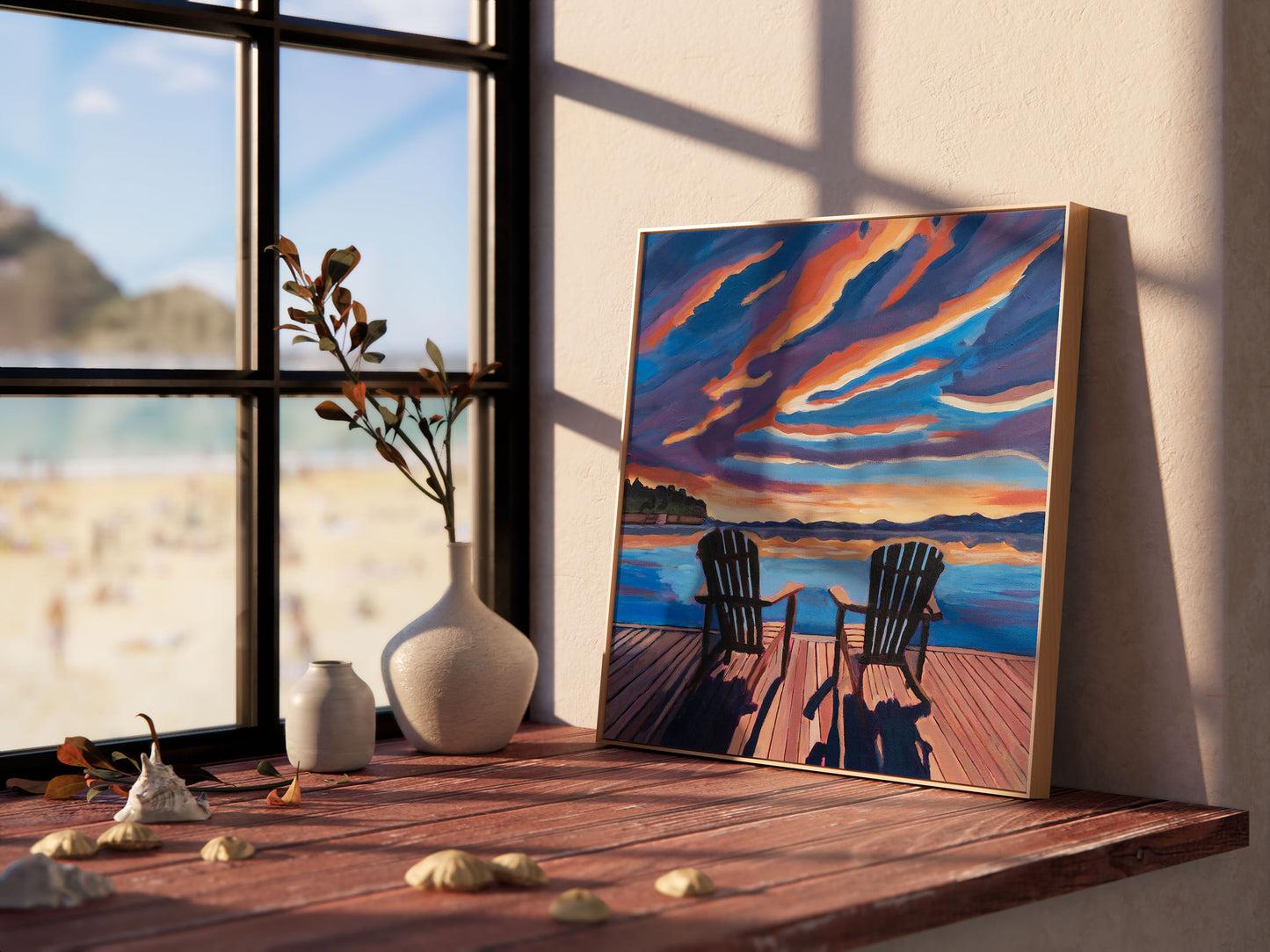 Clemson Sky Original Painting by Christen Zeleznik | Fine Art Print