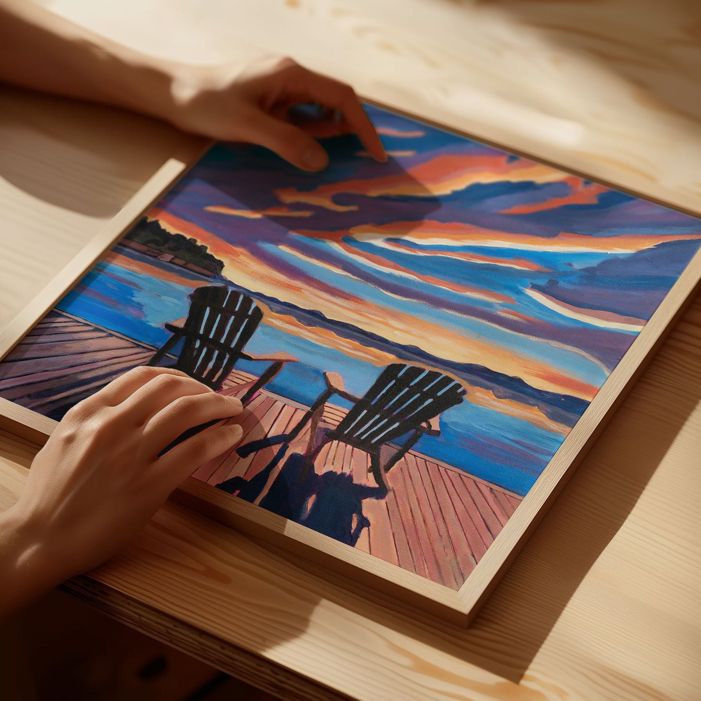 Clemson Sky Original Painting by Christen Zeleznik | Fine Art Print