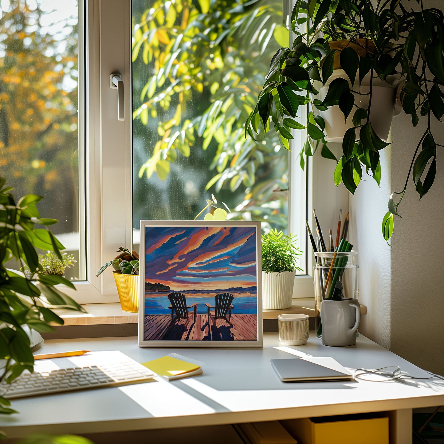 Clemson Sky Original Painting by Christen Zeleznik | Fine Art Print