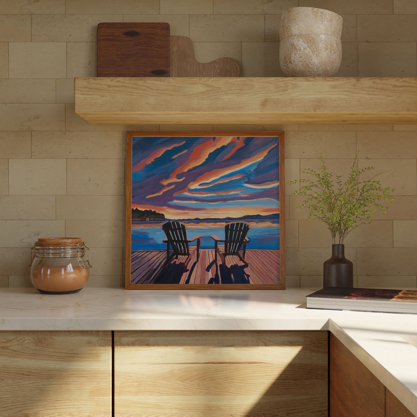 Clemson Sky Original Painting by Christen Zeleznik | Fine Art Print