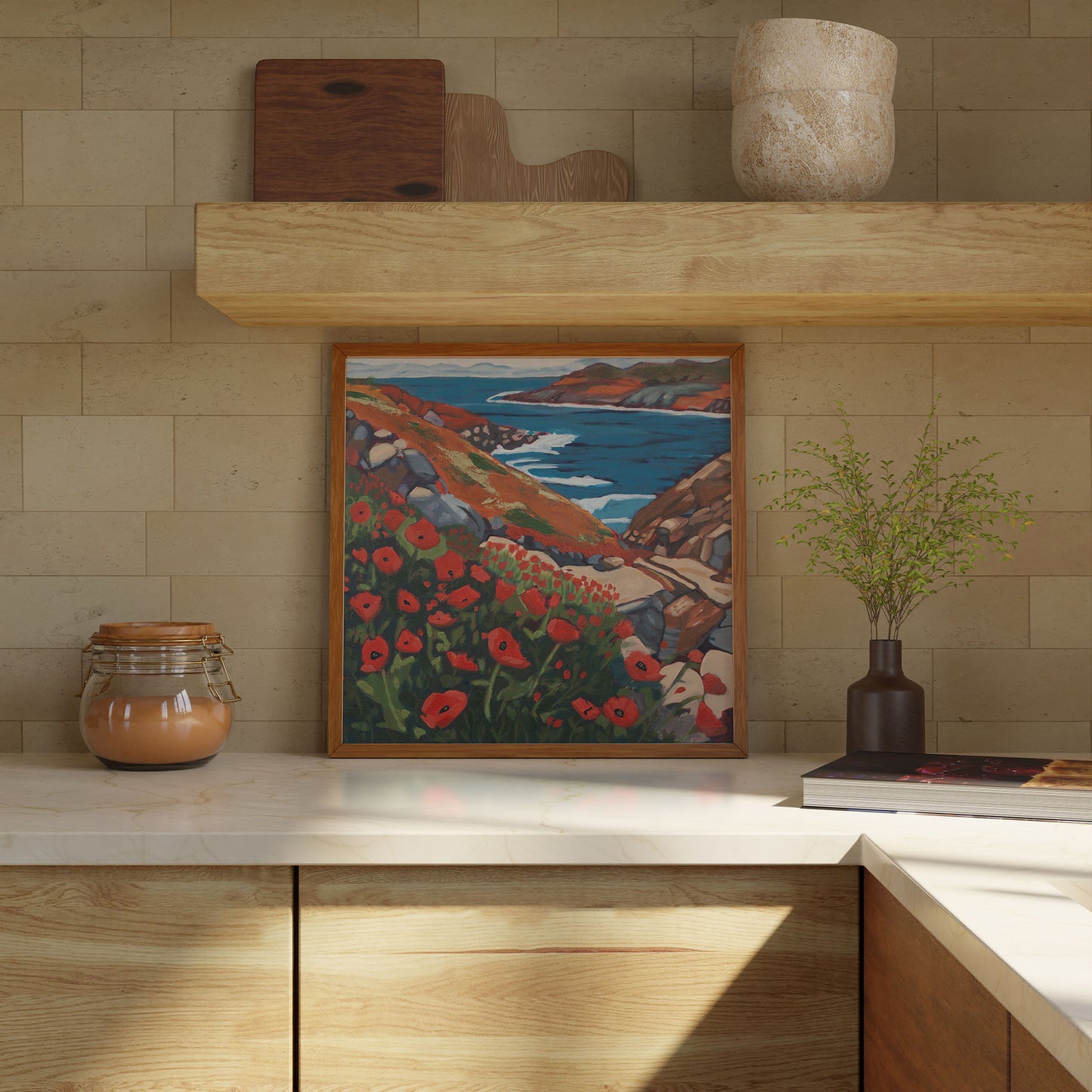 Mountain Escape, Original Painting by Christen Zeleznik | Fine Art Print