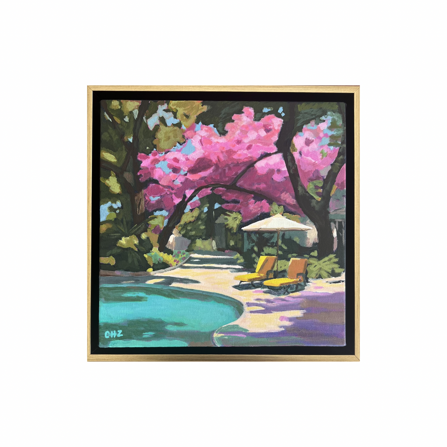 Afternoon Under Bloom, Original Art by Christen Zeleznik