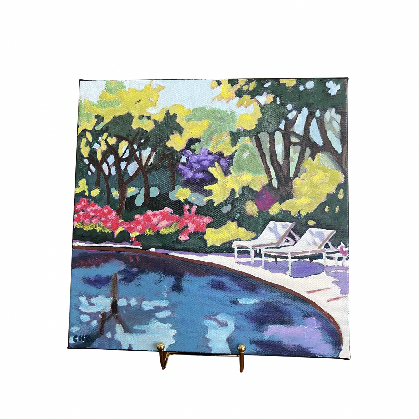 Shadows on the Water, Original Art by Christen Zeleznik