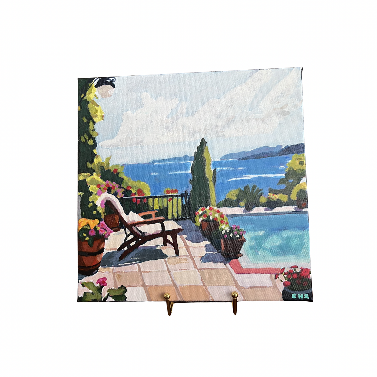 Terrace Above Water, Original Art by Christen Zeleznik