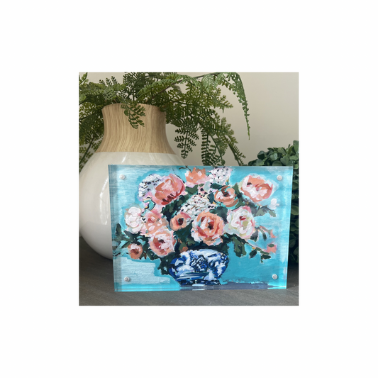 “Where Love Gathers” – Original Floral Painting