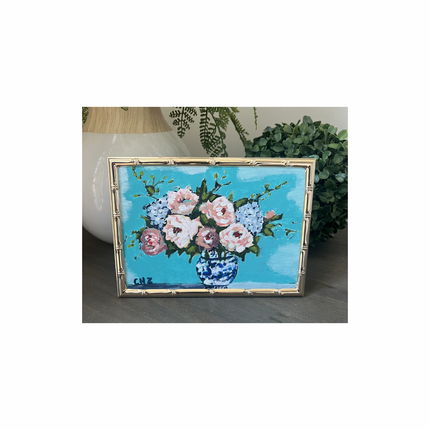 “Gathered Blooms No. VI – Refined Arrangement“ - Original Art